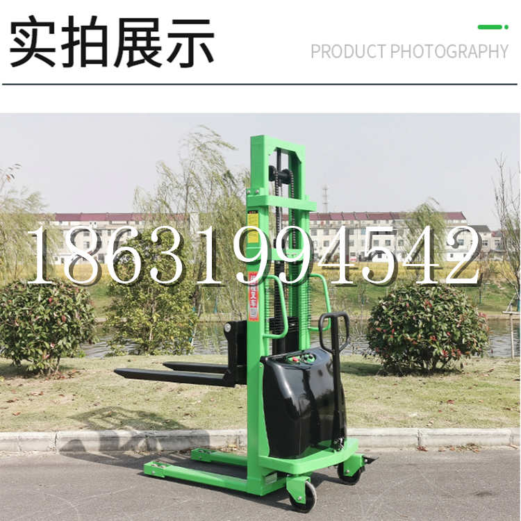 利州区电动叉车堆高车液压铲车电瓶1吨2吨站驾步行式小型全自动叉车